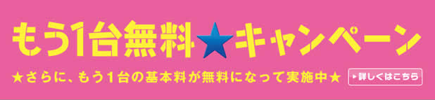 もう1台無料キャンペーン